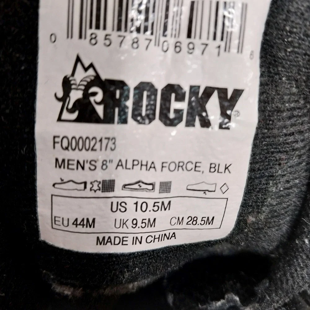 Rocky Alpha Force Mens Boots 8